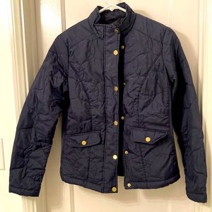 Navy blue winter jacket